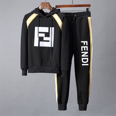 fendi tracksuit mens white|fendi joggers for men.